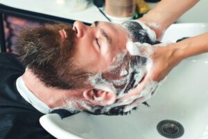 mens haircut in salon experience