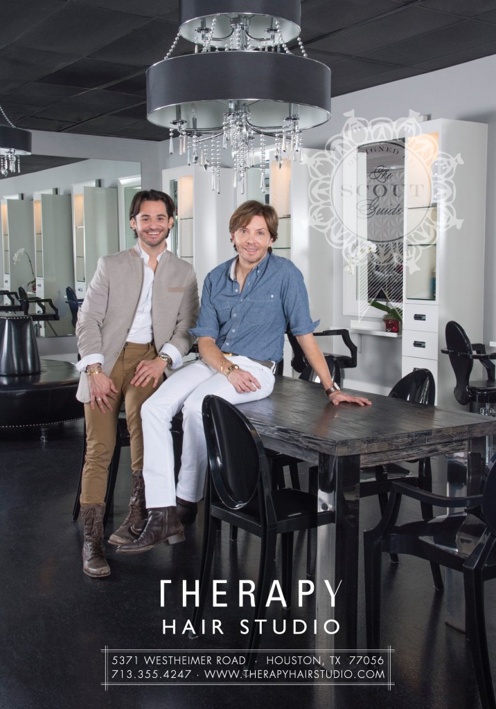Check out Therapy Hair Studio in the first issue of The Scout Guide Houston